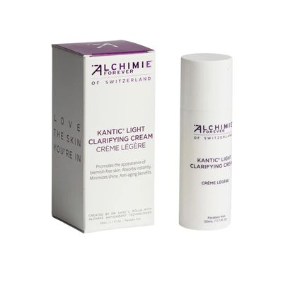 Alchimie Forever Kantic Light Clarifying Cream Benzene-Free Clears Blemish Acne Prone Skin, Anti Aging Facial Moisturizer 1.7 fl oz