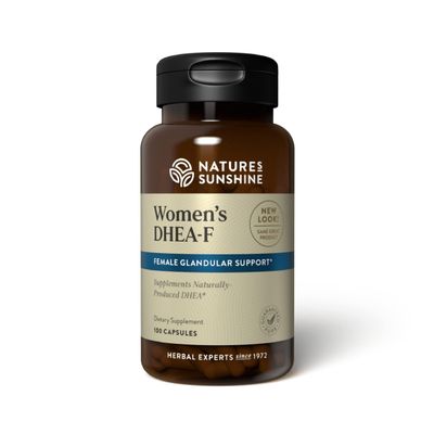 Nature&#39;s Sunshine DHEA-F, 100 Capsules Formula for Women Supports Energy, Sleep, Joint Function, Metabolism, and Mental Function