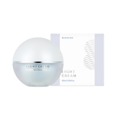 Bedight Eight Cream, Anti-Aging Cream, Wrinkle Improvement, Skin Elasticity Cream, Laugh Line Reducer, Sagging Skin Treatment, Skin Firming Cream (50ml 1.7 fl.oz.)