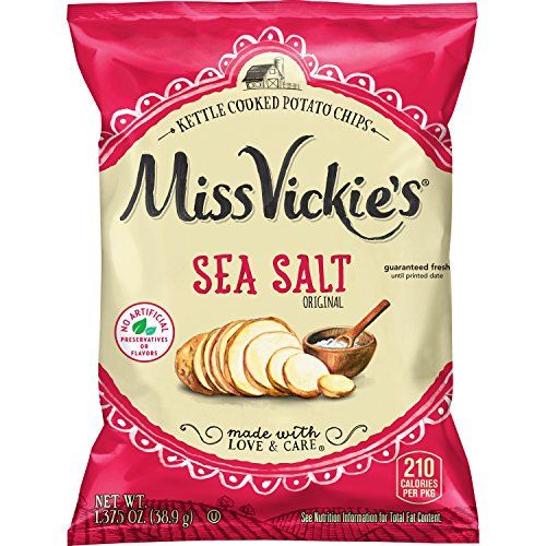 Miss Vickie&#39;s Flavored Potato Chips, Original, 28 Count,Packaging may Vary