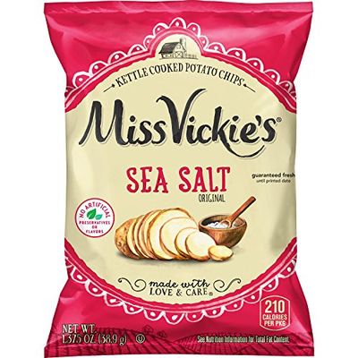 Miss Vickie&#39;s Flavored Potato Chips, Original, 28 Count,Packaging may Vary