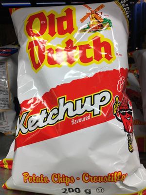 Canadian Old Dutch Ketchup Flavour Chips [3 Large Bags]