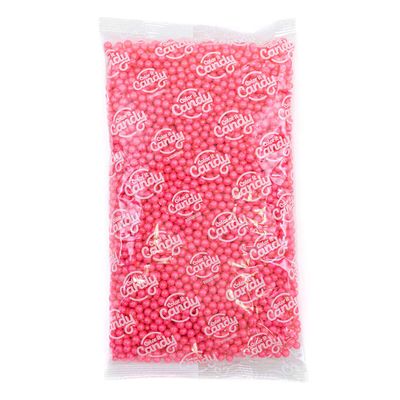 Color It Candy Shimmer Bright Pink Pearls 2 Lb Bag - Perfect For Table Centerpieces, Weddings, Birthdays, Candy Buffets, Party Favors.