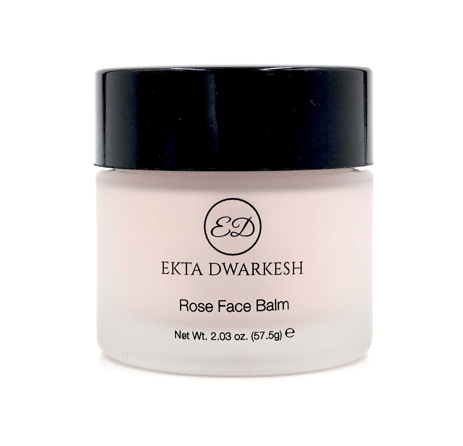 Ekta Dwarkesh Rose Face Balm- Face Cream Infused with Rose Extracts- Vegan and Cruelty Free 2.03 oz