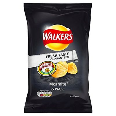 Marmite Crisps 6 Pack 150g