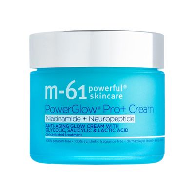 m-61 PowerGlow Pro NiacinamideNeuropeptide Cream - niacinamide and neuropeptide firming and retexturizing cream with glycolic, salicylic and lactic acid