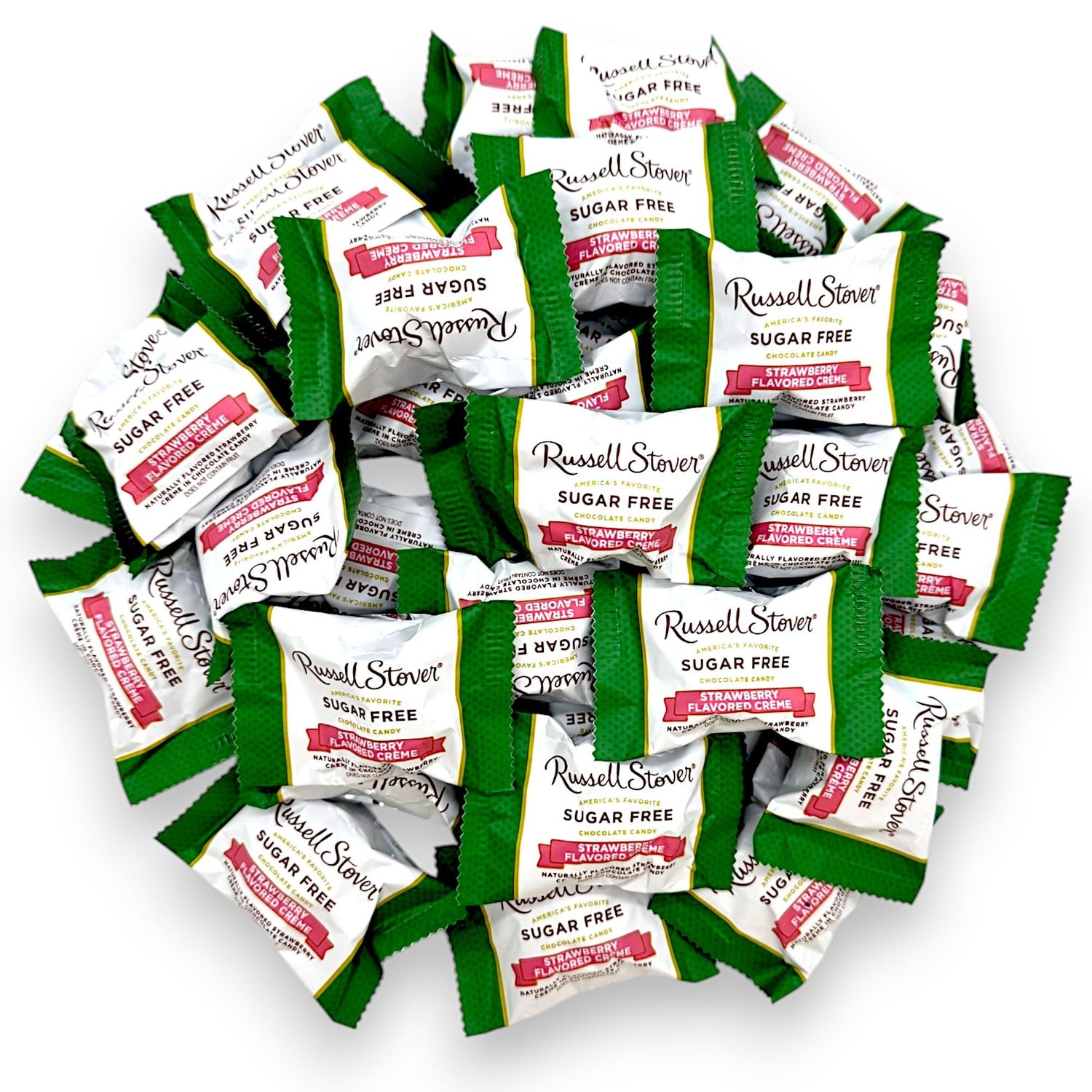 Sugar Free Chocolate Strawberry Cream Delight-1 lb Deliciously Crafted for a Guilt-Free Indulgence Made with Stevia Extract-Perfect for Health-Conscious Chocolate Lovers(16 oz)