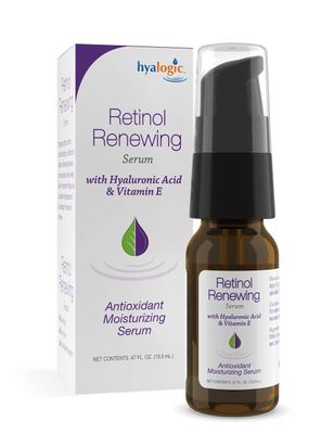 Hyalogic Retinol Serum- Skin Renewal Wrinkle Repair Face Serum with Hyaluronic Acid Vitamin A - For Clearer, Radiant Looking Skin (.47 fl oz.)