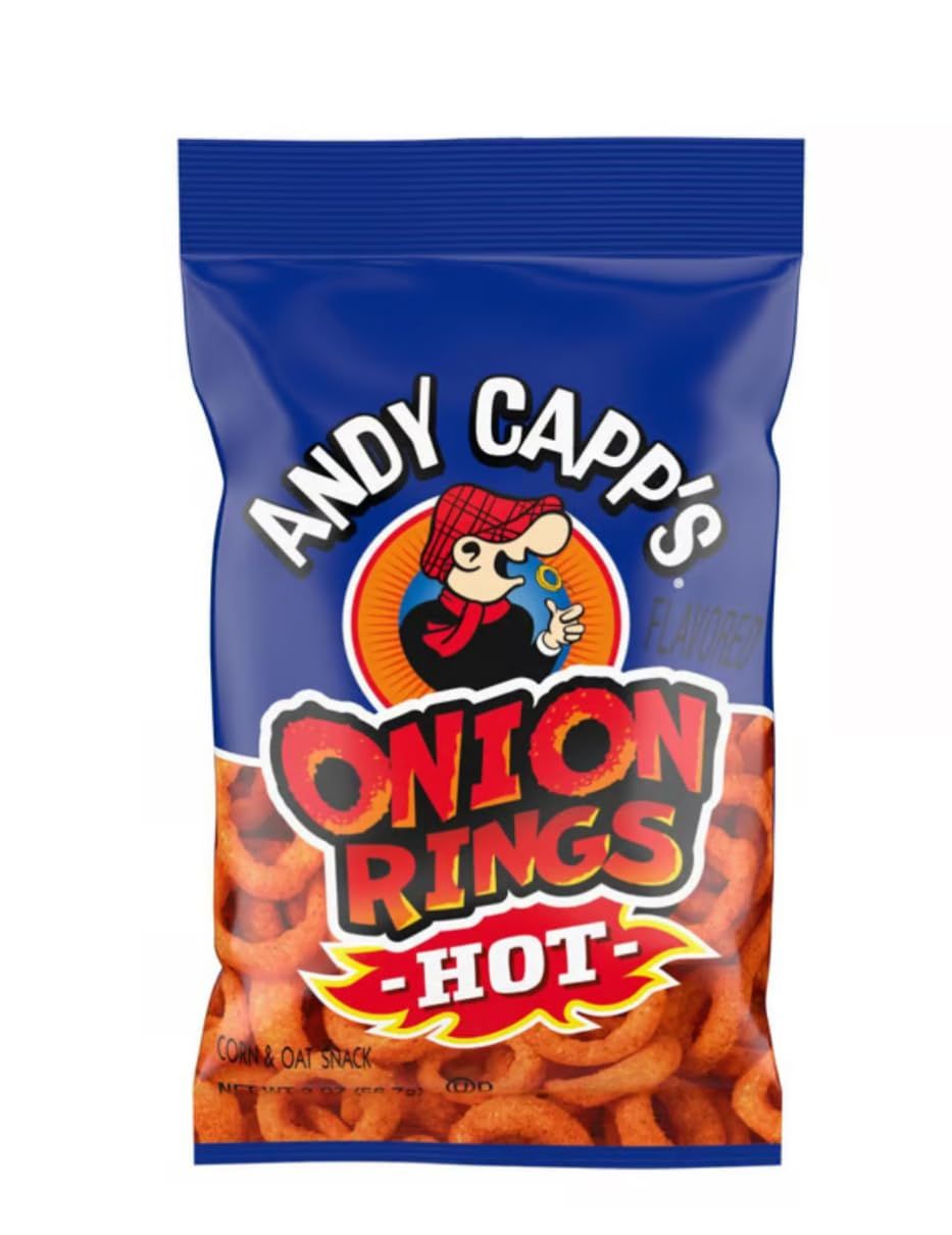 Andy-Capps Hot Onion Rings, 2oz. (Pack of 2)