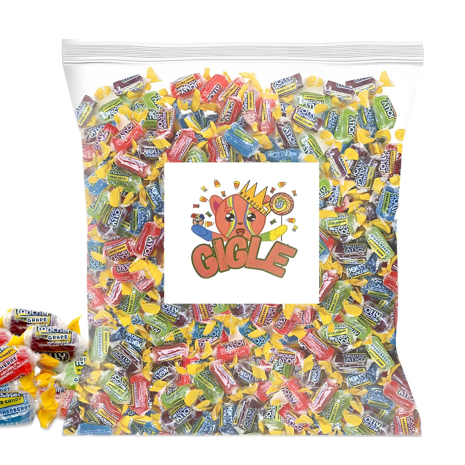 J0lly Ranchr Hard Candy Individually Wrapped, 1.5lbs Bulk Candy Bag for Office, Party Favors, Goodie Bags, Assorted Candy Variety pack