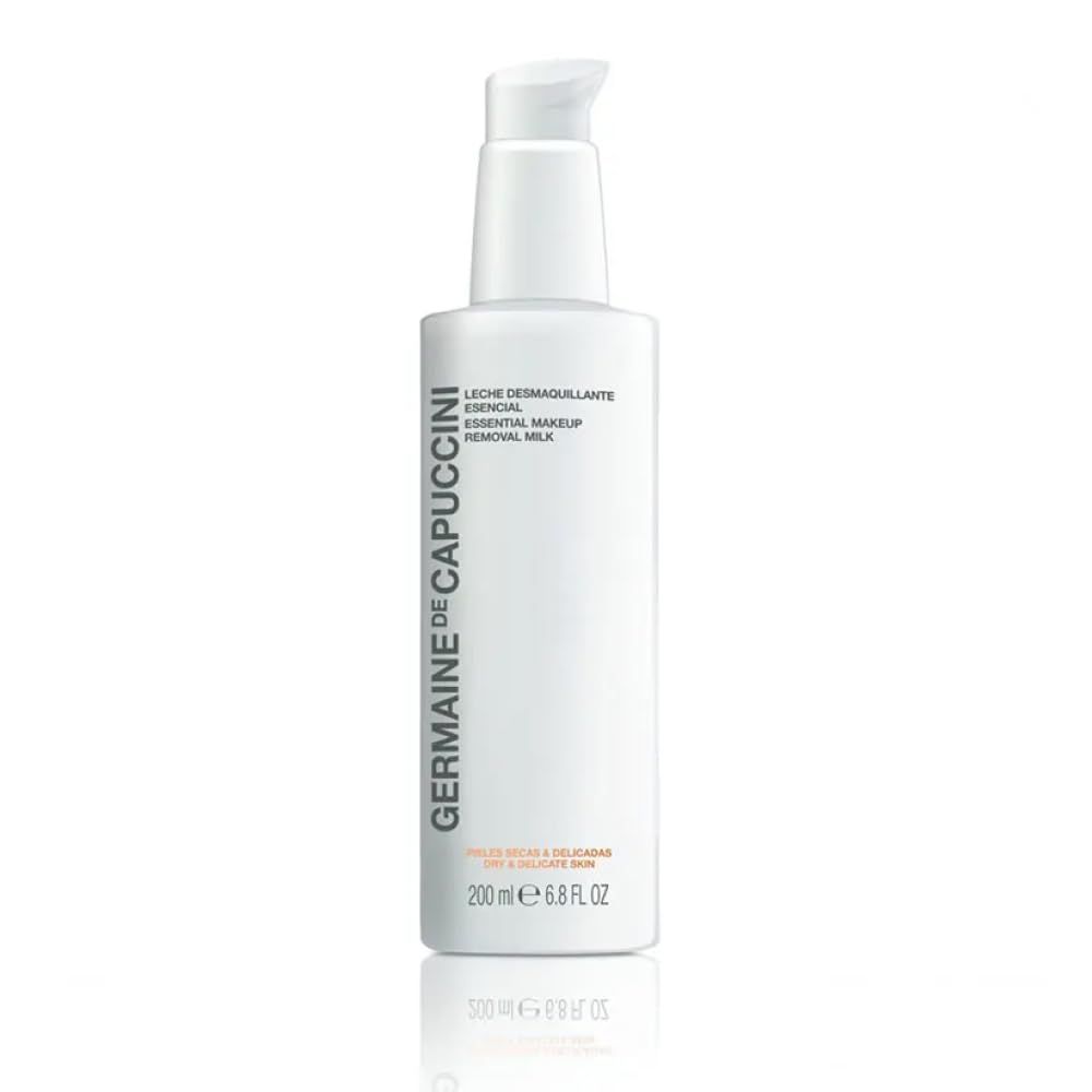 Germaine de Capuccini - Options Essential makeup Removal Milk - Sensitive and Normal Skin - Removes impurities and makeup traces, prevents dryness and showers the skin with hydration - 6.8 FL OZ