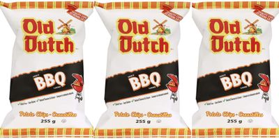 Old Dutch Potato Chips BBQ 255g Imported from Canada (3-Pack)