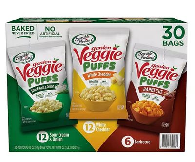 SENSIBLE PORTIONS Screamin&#39; Zesty Ranch Veggie Straws, 4.25 OZ
