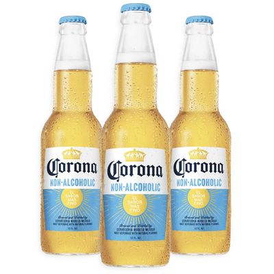 [Pack of 3] Non-Alcoholic Corona Beer - Same Crisp and Balanced Taste of Your Favorite Mexican Lager