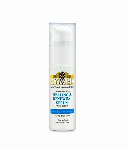 Hylunia Healing Renewing Serum - Retinol, Hyaluronic Acid, Plant Peptides, Antioxidants - Natural Vegan Skin Repair - 1.0 fl oz