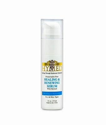 Hylunia Healing Renewing Serum - Retinol, Hyaluronic Acid, Plant Peptides, Antioxidants - Natural Vegan Skin Repair - 1.0 fl oz