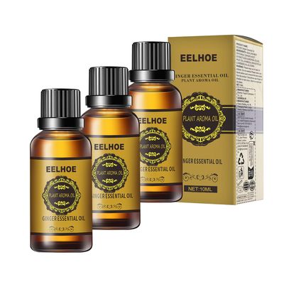 3PCS Lymphatic Drainage Ginger Oil Massage, Detox, Promote Blood Circulation Metabolism (10ml)