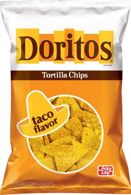 Doritos Taco Flavored Tortilla Chips, 9.75 Ounce