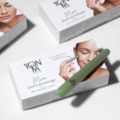 Yon-Ka Facial Sculpting Tool, Microcrystalline Quartz Facial Massage Tool for Gua Sha to Smooth and Firm Face, Anti-Aging Benefits for Fine Lines Wrinkles