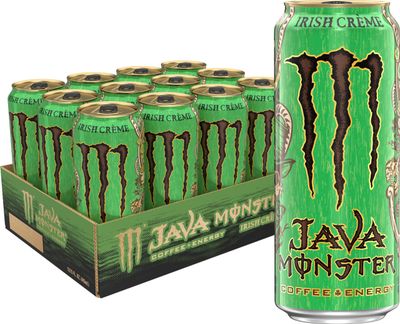 Java Monster Irish Creme, Coffee Energy Drink, 15 Ounce (Pack of 12)