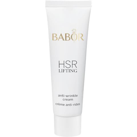 BABOR HSR Lifting Anti Wrinkle Cream, Travel Anti Aging Night Cream, Target Fine Lines Wrinkles, Vitamin E, Increase Moisture Radiance, Daily Moisturizer for Smoother Skin, 0.5 oz