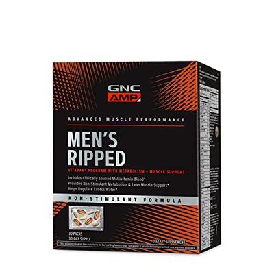 GNC Men&#39;s Ripped Non-Stimulant Formula 30 Servings