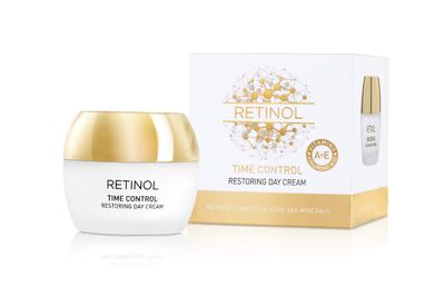 Edom Retinol Time Control Restoring Day Cream- Moisturizes Hydrates Skin, Restoring Antioxidants, Smoothing The Appearance of Fine Lines and Wrinkles, Promoting Skin Natural Elasticity. 1.7 fl.oz