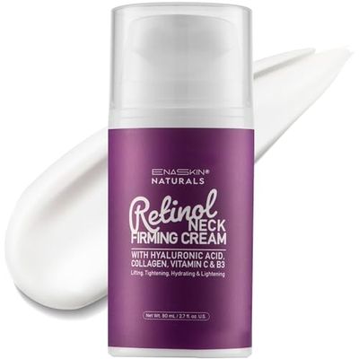 Neck Firming Cream with Niacinamide Collagen and Retinol: Advanced Anti-Aging Neck D collet Cream - 1 oz