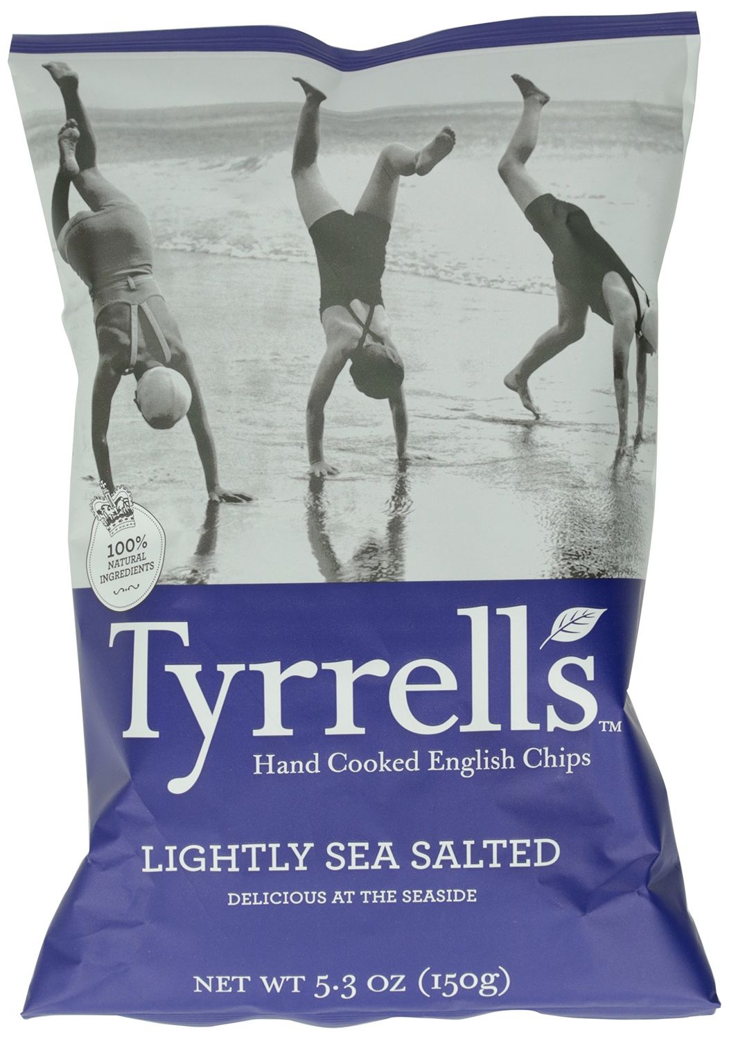 Tyrrell&#39;s Crisps, Lightly Sea Salted, 5.3 Ounce