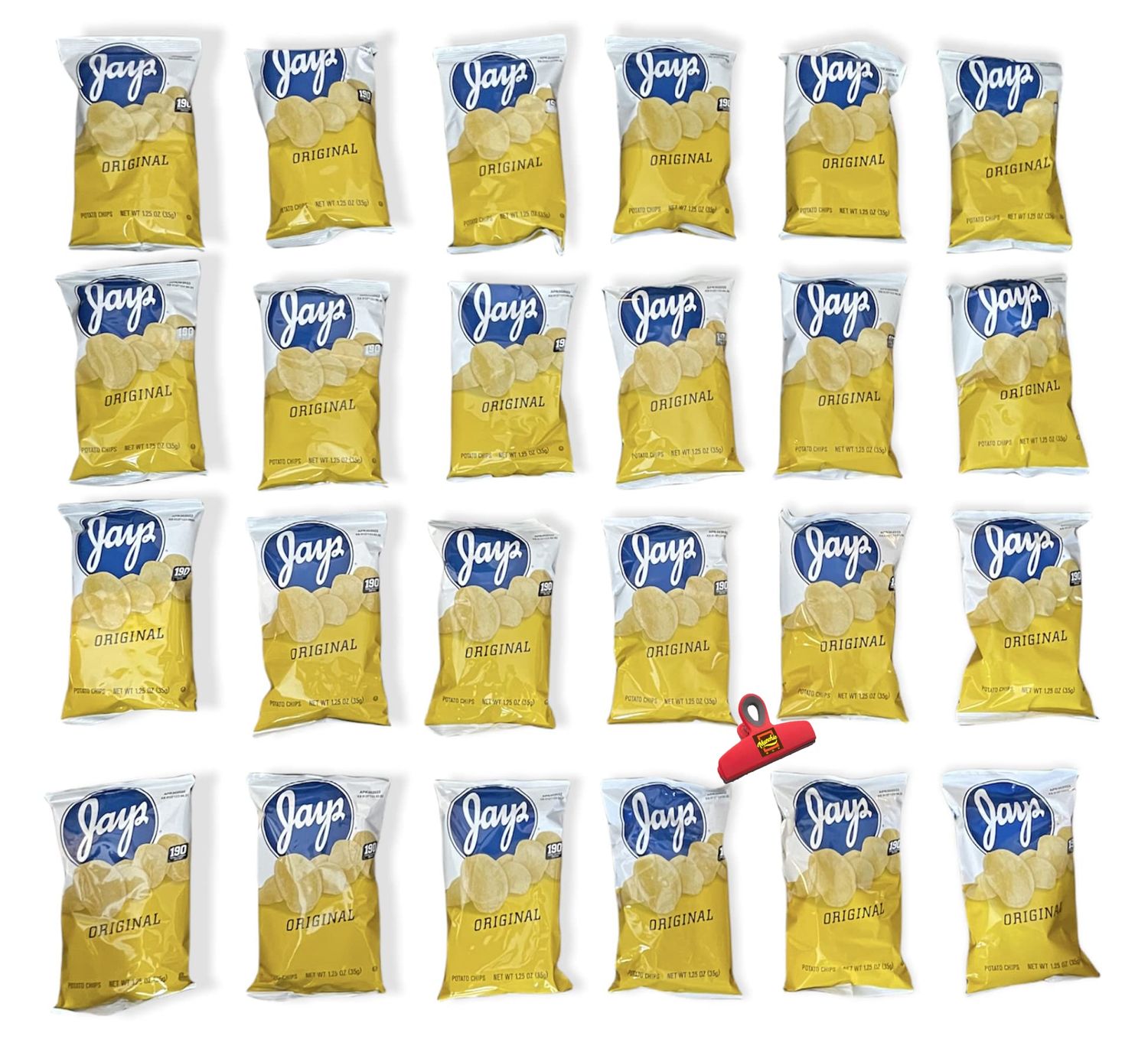 Jay&#39;s Original Potato Chips an Iconic Chicago Style Classic flavor thin Cut and Crispy (Pack of (24) 1.25 Oz Bags)
