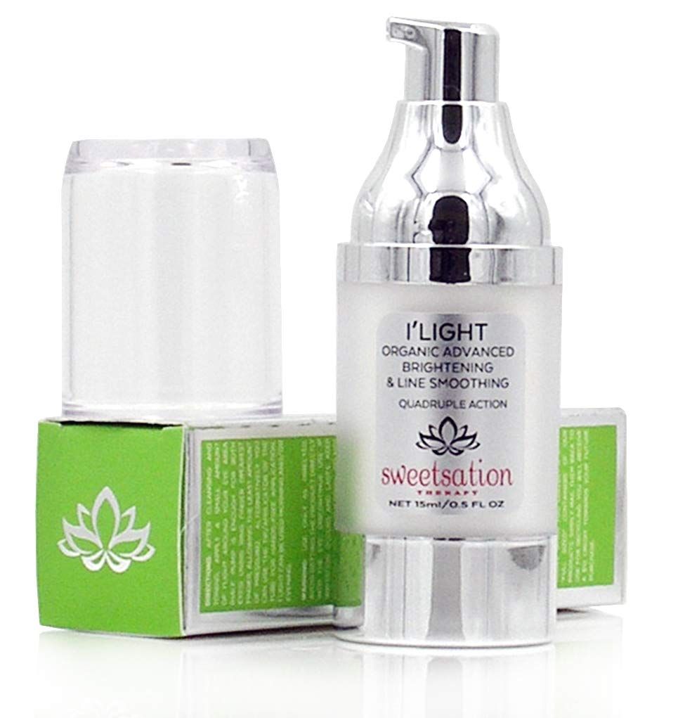 Sweetsation TherapyYUNASENCE ILIGHT Organic Advanced Illuminating Line Smoothing Eye Treatment, 0.5oz. For Dark Circles, Puffiness, Fine Lines.