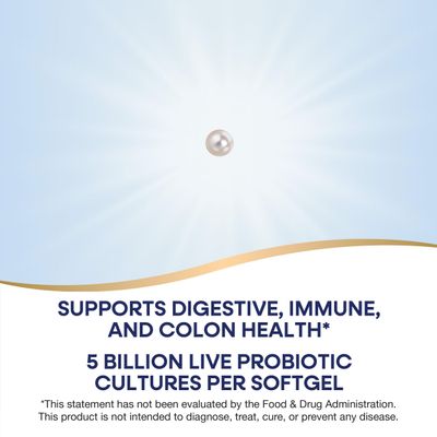 Nature's Way Elite Extra Strength Probiotic Pearls for Men and Women, Supports Digestive, Immune, Colon Health, 5 Billion Live Cultures, No Refrigeration Required, 30 Softgels (Packaging May Vary)