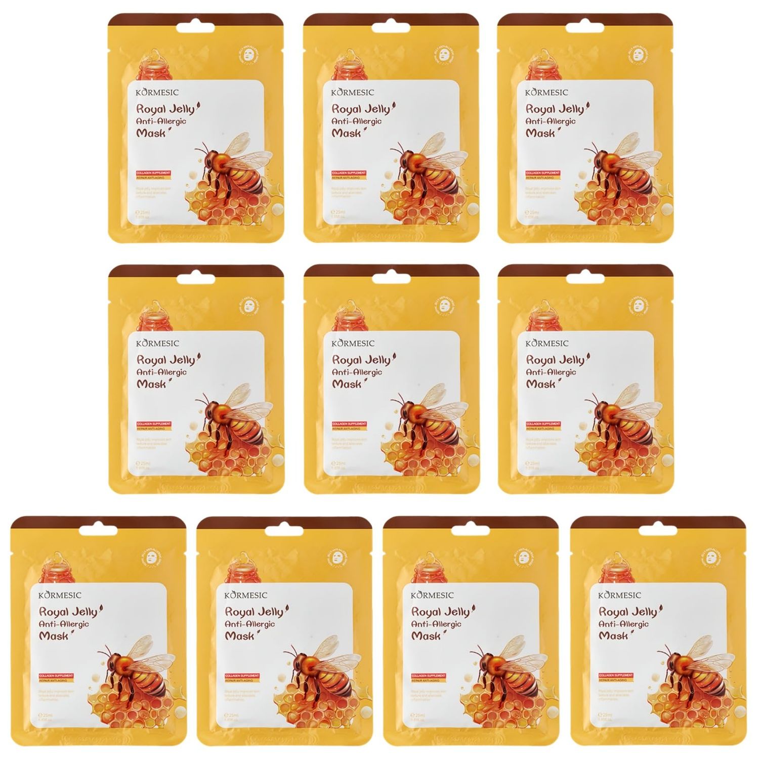 Facial mask Moisturizing face Mask - 10 Sheets, Deep Hydration, Improves Dry Skin, Sheet Mask, skincare for All Skin Types