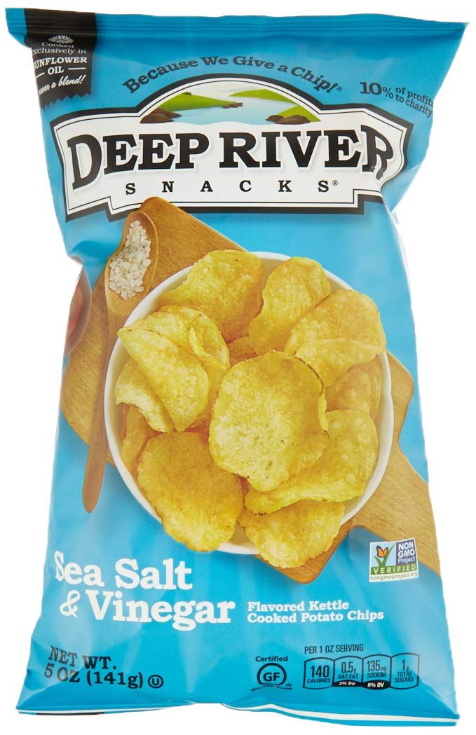 DEEP RIVER CHIP KETTLE SALT VNGR 5OZ