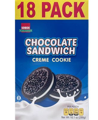Chocolate Sandwich Creme Cookies, 18-Pack