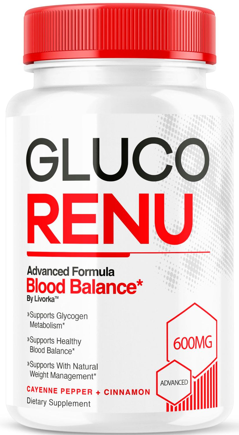 Gluco Renu Capsules - Official Gluco Renu, GlucoRenu Pills, Premium Formula Gluco Renu Supplement, Natural Support GlucoRenu, Gluco Renu Premium Formula, 30 Capsules for 1 Month