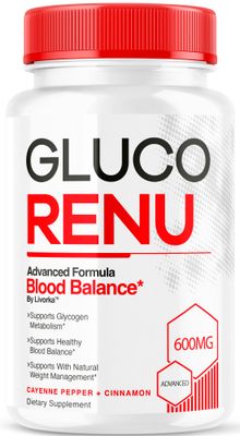 Gluco Renu Capsules - Official Gluco Renu, GlucoRenu Pills, Premium Formula Gluco Renu Supplement, Natural Support GlucoRenu, Gluco Renu Premium Formula, 30 Capsules for 1 Month
