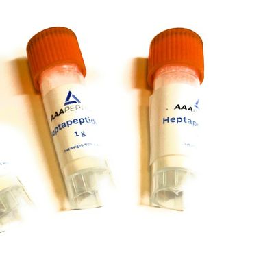 AAA Peptides 1000mg Heptapeptide-8 Collagen Enhancing, Skin Firming, Wrinkle Reducing Peptide for Beauty Creams, White