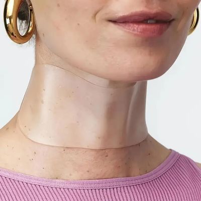 HUAFA 3 PCS Silicone Neck Wrinkle Patches, Anti Aging Silicone Wrinkle Patches for Skin Firming Neck Tightening Wrinkles, Overnight Reusable Silicone Smoothing Pads (1.5 month Supply)