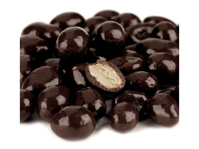 SweetGourmet Dark Chocolate Covered No Sugar Added Peanuts, 1 Lb