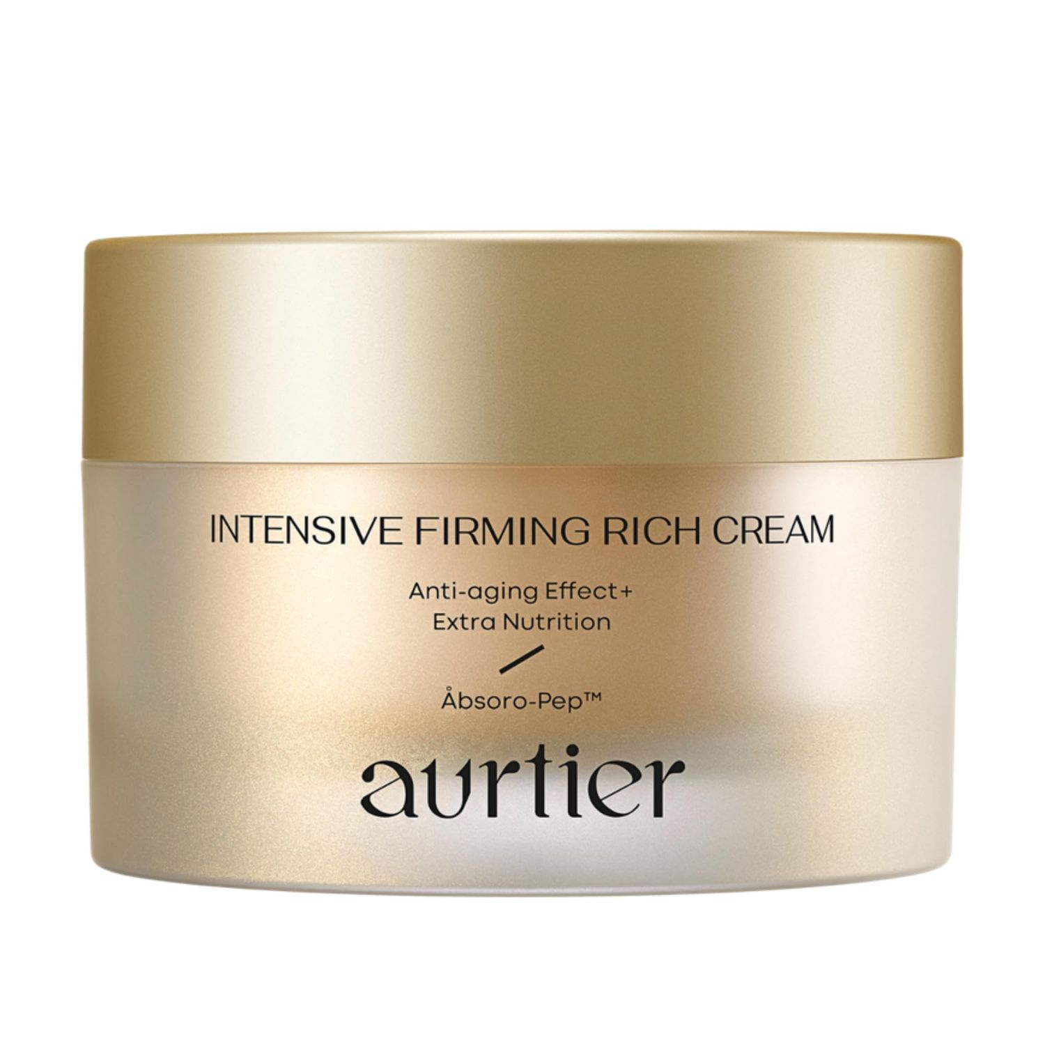 aurtier Intensive Firming Rich Cream - Anti-Aging Moisturizer with Collagen, Peptides - Lifting, Firming Plumping, Wrinkle Reduction Deep Hydration for All Skin Types (50ml 1.69 fl. oz.)