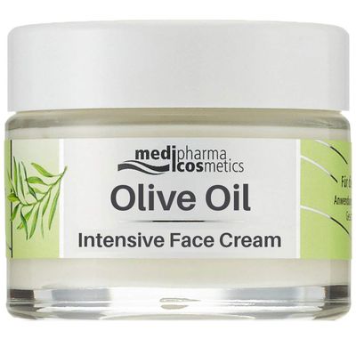 Medipharma Cosmetics Intensive Face Moisturizer Cream for very dry Skin Daily Moisturizing Facial Lotion for Women Men Extra Dry Skin Care Paraben-Free, Olive Oil, Vitamin A, Vitamin E (50ml)