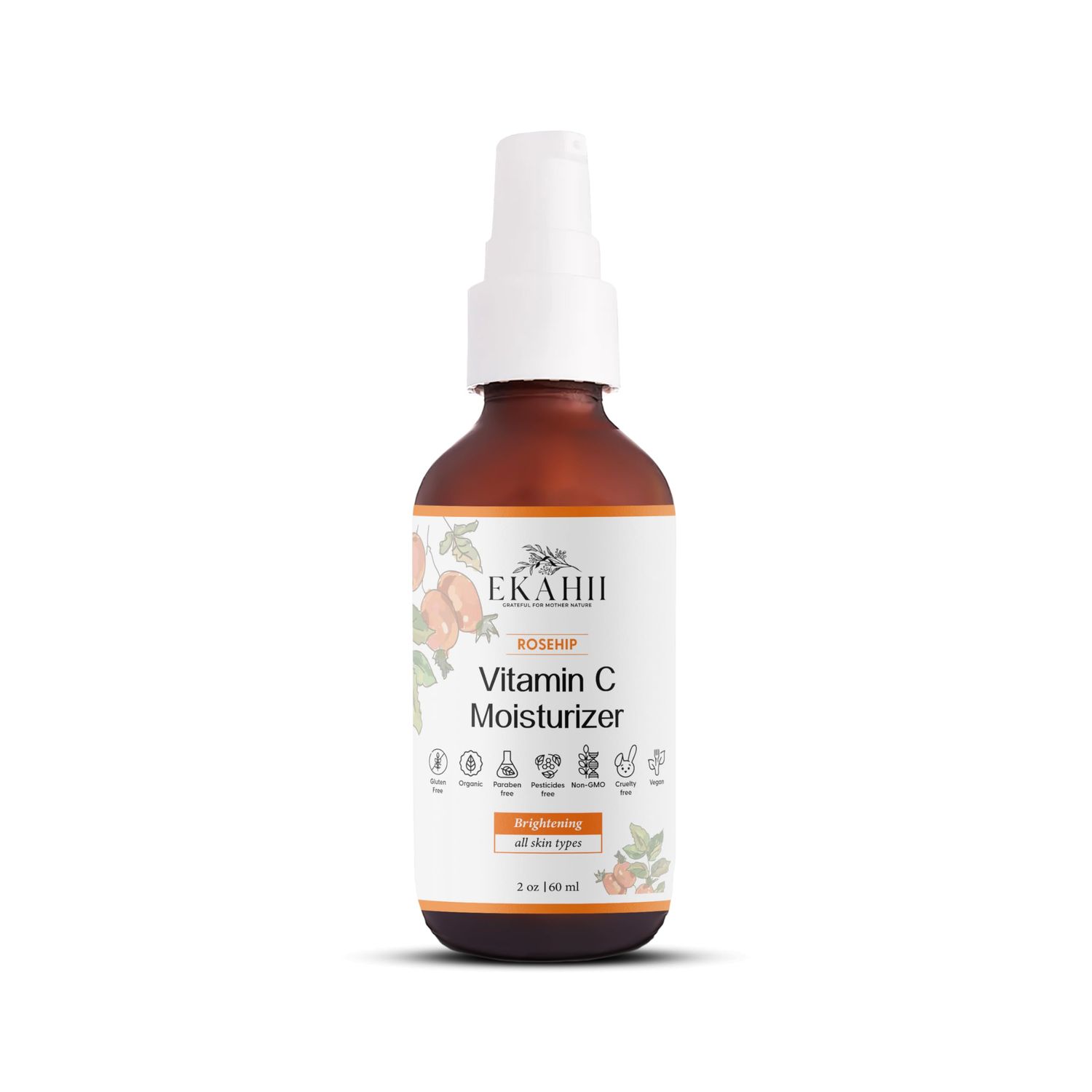 Vitamin C Face neck moisturizer, Dark Spot Remover, Vit C Serum w Hyaluronic Acid, Rosehips, Noni, Amalaki, Orange, Acerola Cherry, Mango Butter- Anti Aging Skin Brightening - Ayurvedic