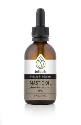 Teliaoils Mastic infused Oil Extract (Macerated Oil), Triple infusion - Natural Firming Anti-Aging Oil Boosts Collagen, Reduces Wrinkles, Hydrates Revitalizes Skin - 1.7 fl oz (50ml)