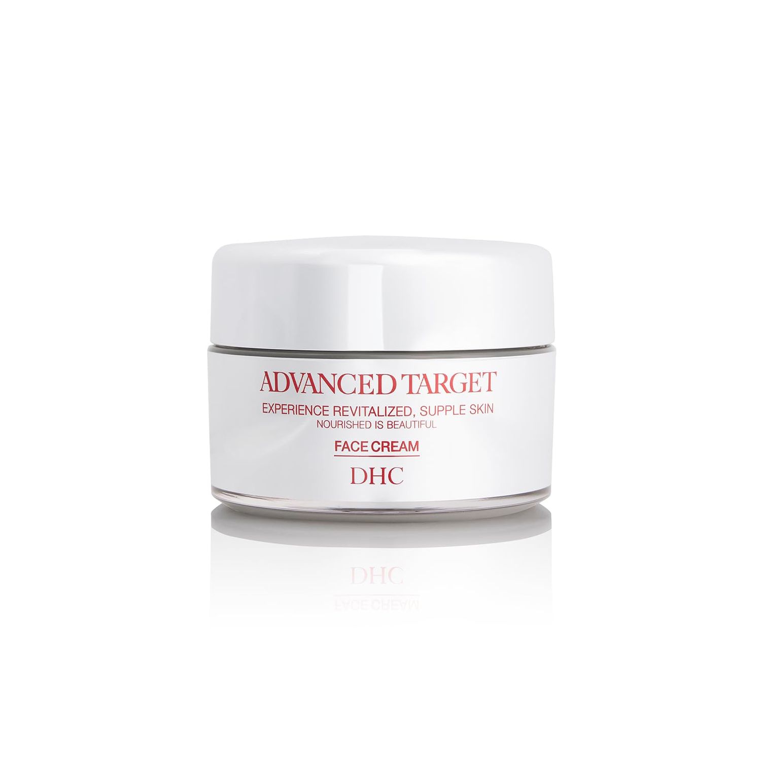 DHC Advanced Target Face Cream, Targeted Revitalizing Cream for Face and Jawline, 1.7 oz. Net Wt. (50g)