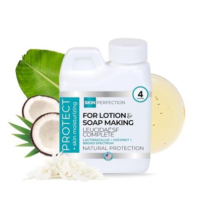 Leucidal Complete Natural Preservatives for Cosmetics Alternative Protectant Making Organic Hair Soap Skincare Radish Root Leucidal Liquid AMTicide Coconut Ferment 4 oz