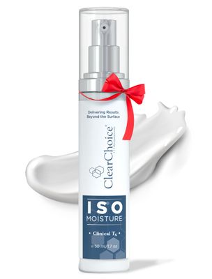Clear Choice ISO Moisture - Hydrating Face Moisturizer with Green Tea, Centella Asiatica Hyaluronic Acid, Anti-Aging, All-Day Hydration, Lightweight, Non-Greasy Formula for All Skin Types, 1.7 oz