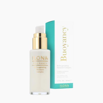 ILONA Buoyancy Oxygenating Daily Face Moisturizer for Dull, Dry Fatigued Skin Lightweight, Anti Aging Conditioning with Vitamin F Apple Extract 1.7 oz.