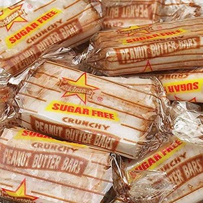 Peanut Butter Bars Sugar Free - Atkinson&#39;s Sugar Free Peanut Butter Bars 1 Pound (16 Ounce) By CandyKorner
