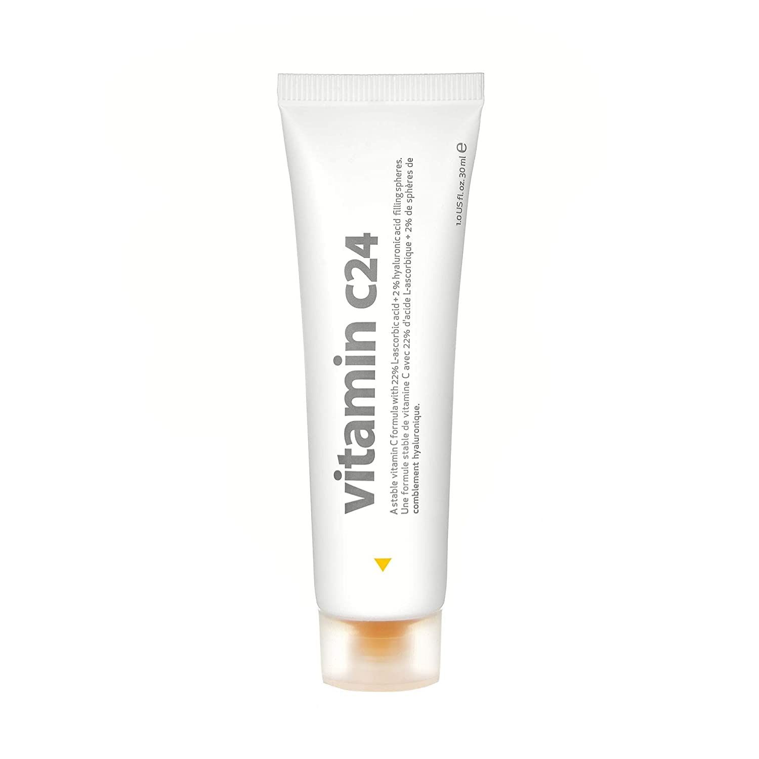 INDEED LABS c24 Vitamin Cream Combined Serum Moisturizer with Ascorbic and Hyaluronic Acid to Repair and Restore Skin, 30 ml
